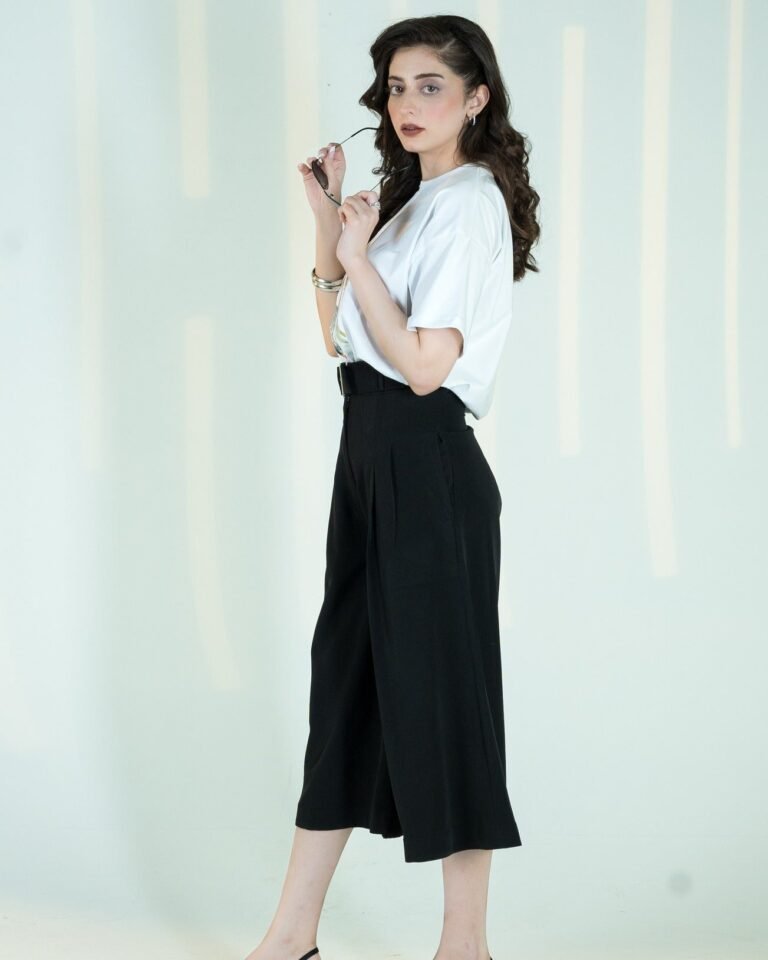 Black Aura Culottes - Raya Attire